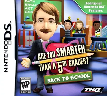 Are You Smarter than a 5th Grader - Back to School (USA) (NDSi Enhanced) box cover front